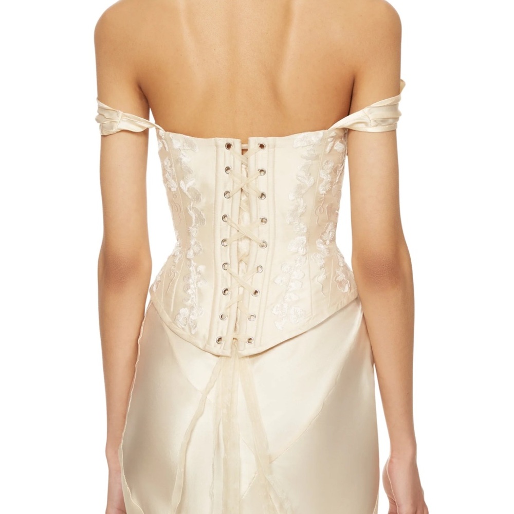 Annie's Ibiza bridal Aphrodite Corset ($2271) Florence Dress Ivory ($1349) - Picture 10 of 11